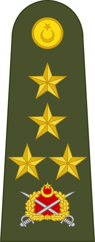 Kara Kuvvetleri Orgeneral rütbe işareti